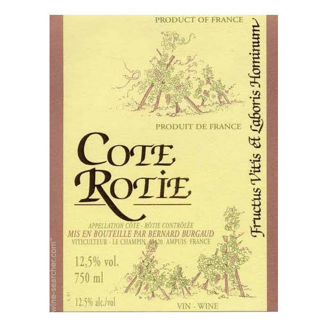 1998 Bernard Burgaud, Cote Rotie 12x750ml