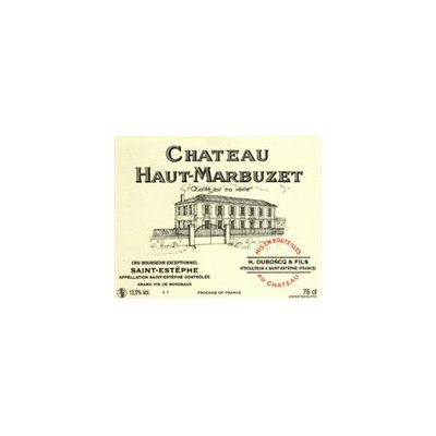 2016 Chateau Haut-Marbuzet, Saint-Estephe (12x750ml)