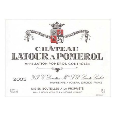 2018 Chateau Latour a Pomerol, Pomerol (6x750ml)