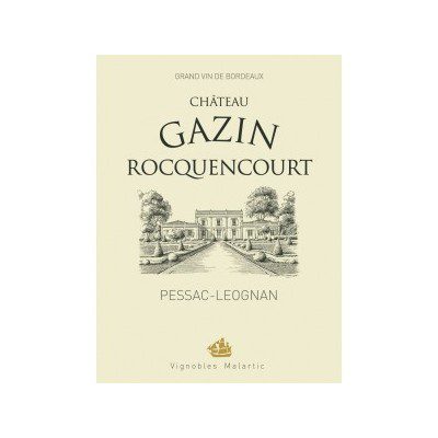 2014 Chateau Gazin Rocquencourt, Pessac-Leognan 12x750ml
