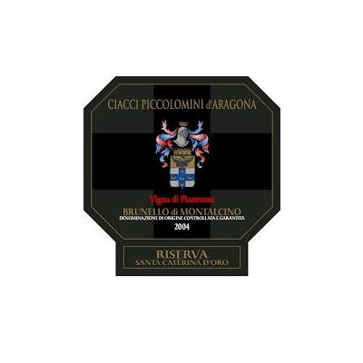 2019 Ciacci Piccolomini d'Aragona, Brunello di Montalcino, Vigna di Pianrosso Riserva Santa Caterina d'Oro 6x750ml