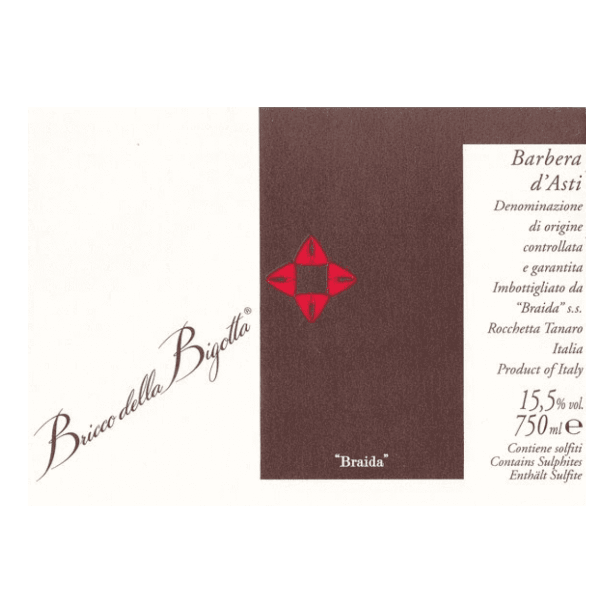 2017 Braida, Barbera d'Asti, Bricco Bigotta 6x750ml