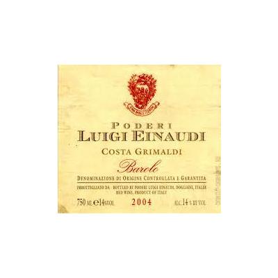 2016 Poderi Luigi Einaudi, Barolo, Terlo Vigna Costa Grimaldi 12x750ml