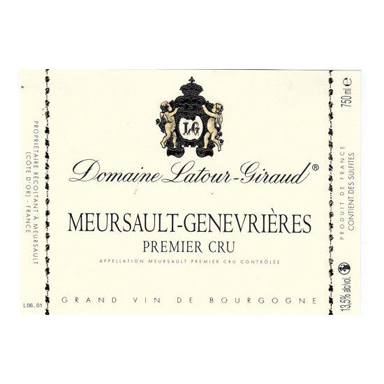 2022 Domaine Latour Giraud, Meursault Premier Cru, Genevrieres Pierres 6x750ml