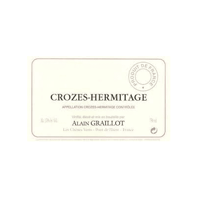 2023 Alain Graillot, Crozes-Hermitage, Blanc 12x750ml