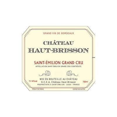 2019 Chateau Haut-Brisson, Saint-Emilion Grand Cru (6x1.5L)