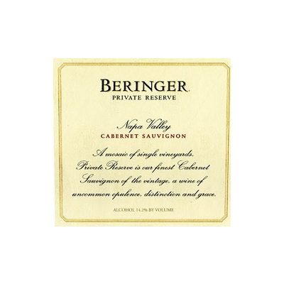 2013 Beringer, Private Reserve Cabernet Sauvignon, Napa Valley 6x750ml