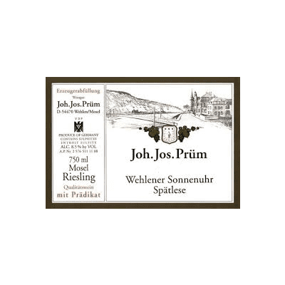 2002 Joh. Jos. Prum, Wehlener Sonnenuhr Riesling Spatlese, Mosel (6x750ml)
