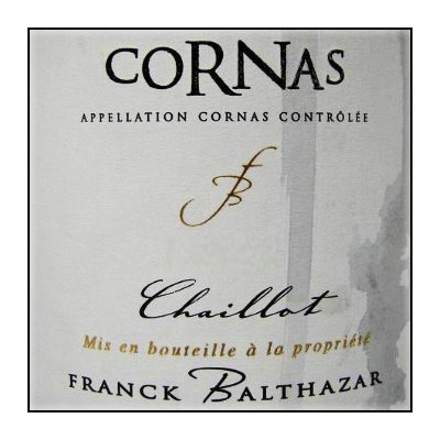 2021 Franck Balthazar, Cornas, Chaillot 12x750ml