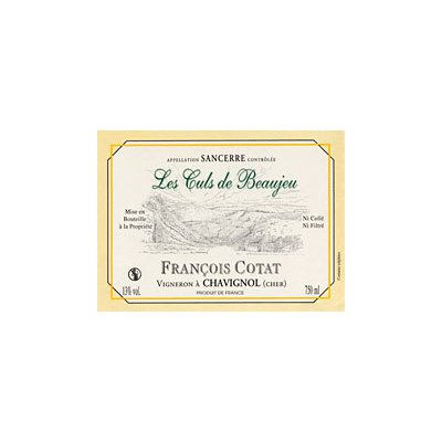2020 Francois Cotat, Sancerre, Cul Beaujeu (12x750ml)