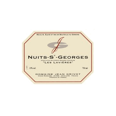 2021 Domaine Jean Grivot, Nuits-Saint-Georges, Aux Lavieres 6x750ml