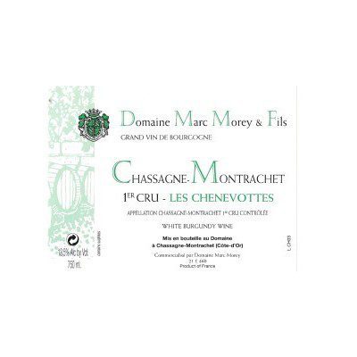 2022 Domaine Marc Morey, Chassagne-Montrachet Premier Cru, Les Chenevottes 6x750ml