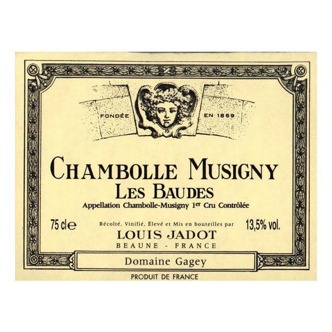 2013 Maison Louis Jadot, Chambolle-Musigny Premier Cru, Les Baudes 6x750ml