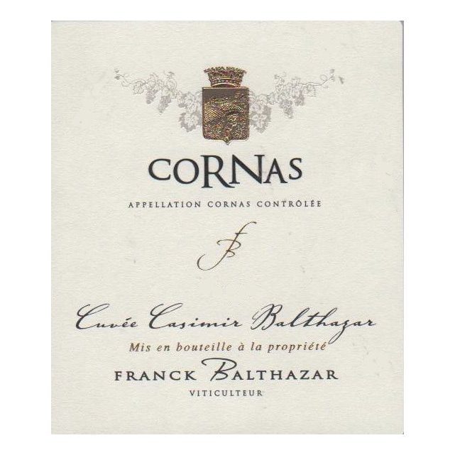2021 Franck Balthazar, Cornas, Casimir 12x750ml