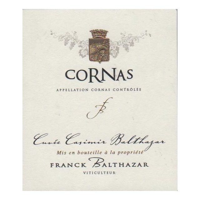 2018 Franck Balthazar, Cornas, Casimir (12x750ml)